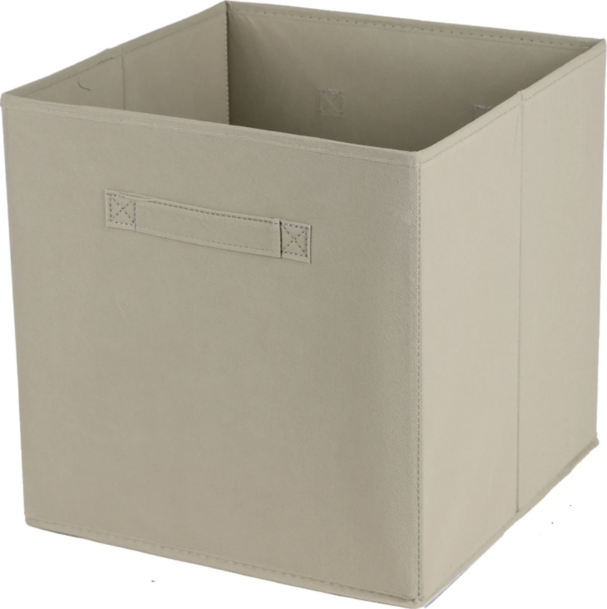 Aufbewahrungsbox Textil 31×31×31 cm – Beige