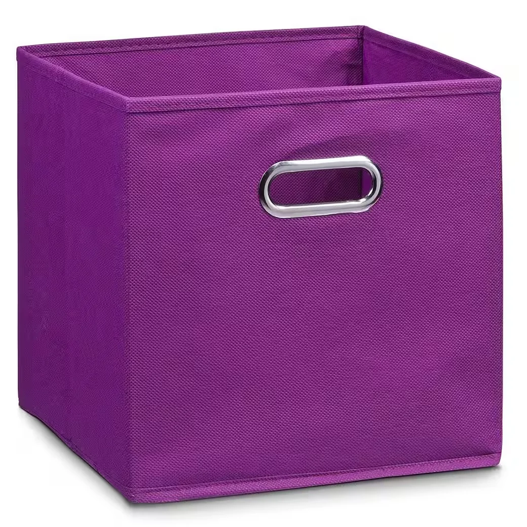 Aufbewahrungsbox aus Vlies 32 × 32 × 32 cm – Violett