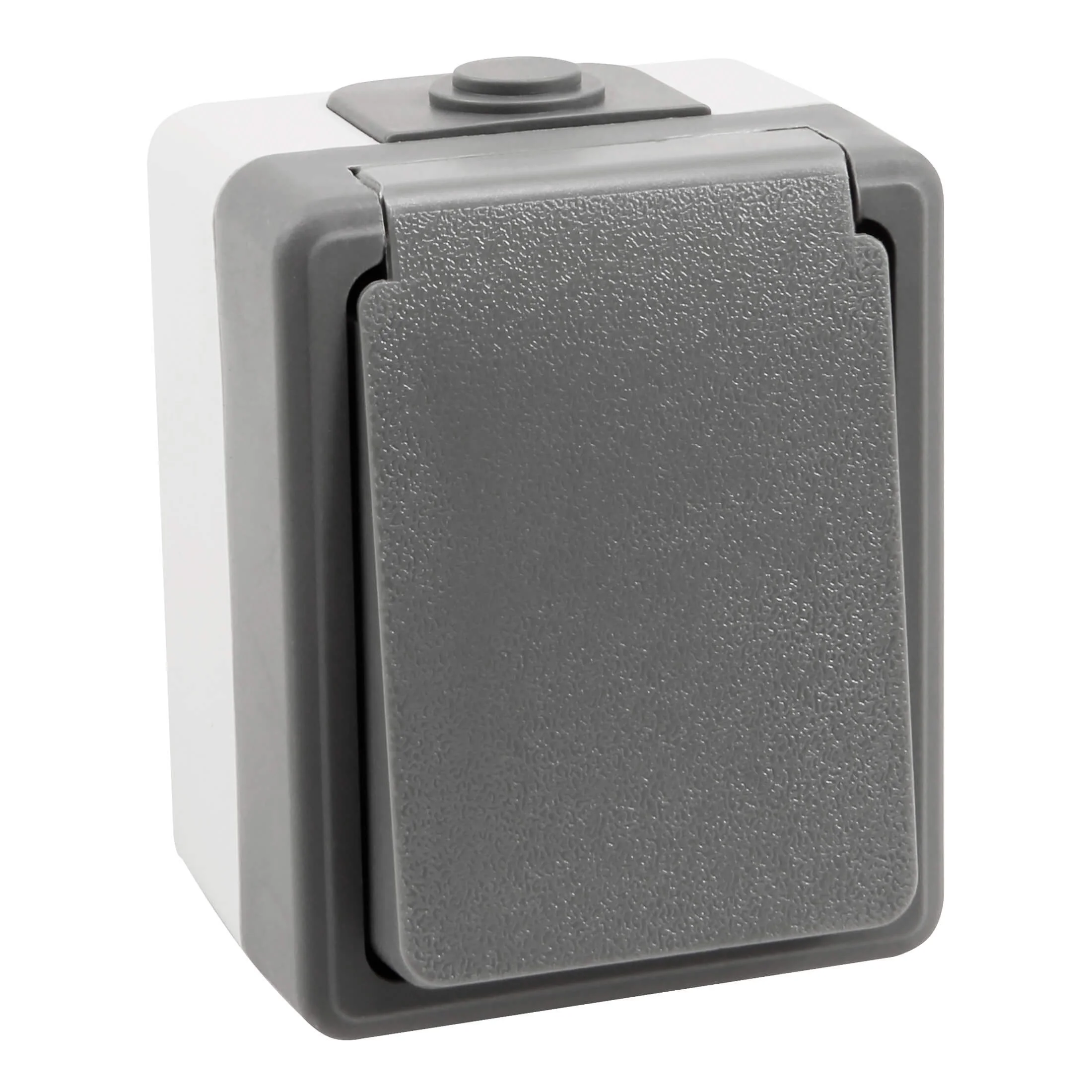 ETT Secure Feuchtraum-Aufputzsteckdose – IP44, 16A, Einzelsteckdose