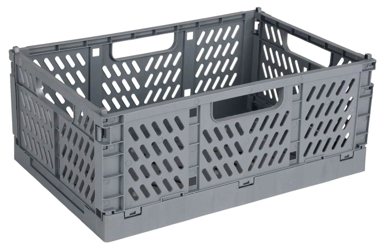 Aufbewahrungsbox Mini-Klappbox – 30,5 × 20 cm, Grau