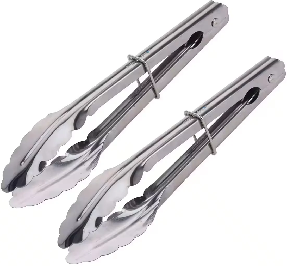 Koch- & Grillzange Edelstahl 24 cm – 2er Set