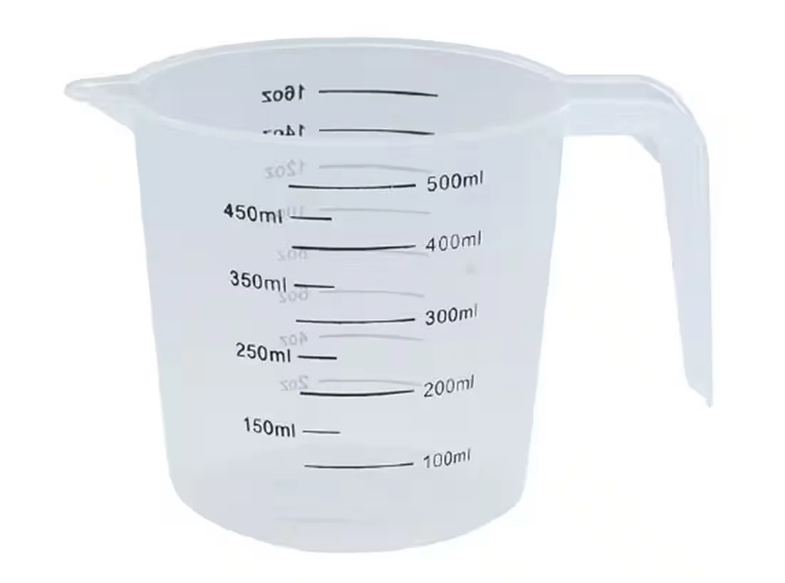 Messbecher 0,5 Liter aus Polypropylen