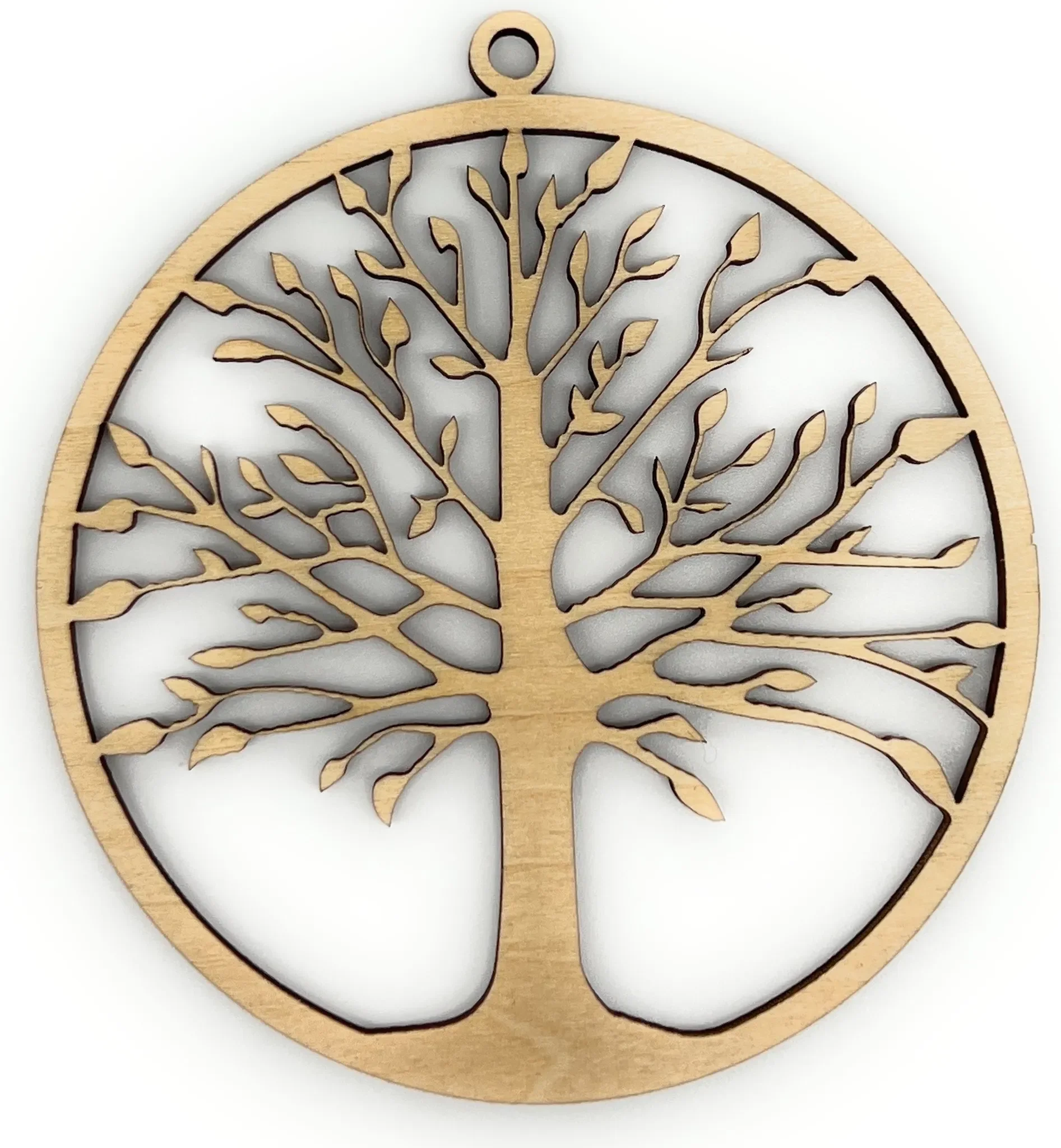 Wanddeko „Baum des Lebens“ – Holzornament 10 cm