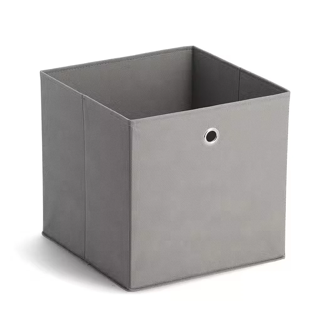 Aufbewahrungskorb aus Vlies 32 × 32 × 32 cm – Grau