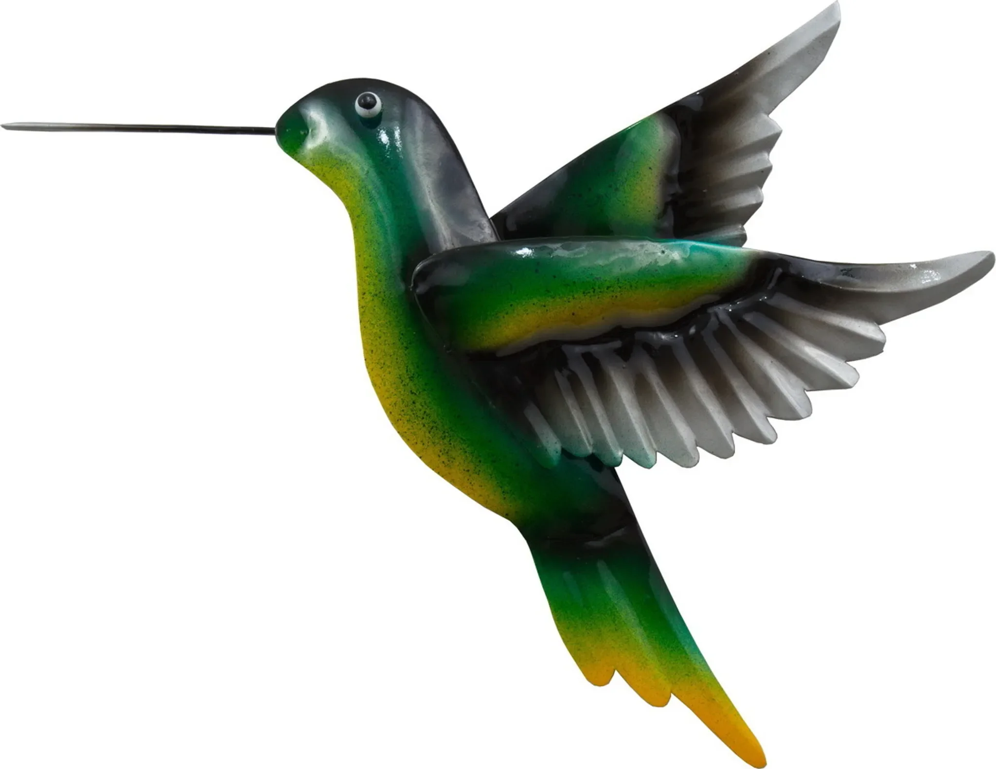 Wanddeko Kolibri – Metallskulptur zum Aufhängen