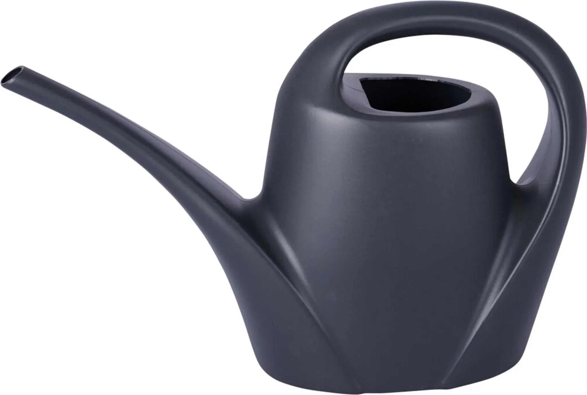 Gießkanne 3 l – Kunststoff, anthrazit mit langer Tülle